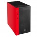 SilverStone RL08BR-RGB Redline mATX Black/Red Mid-Tower Case w Window